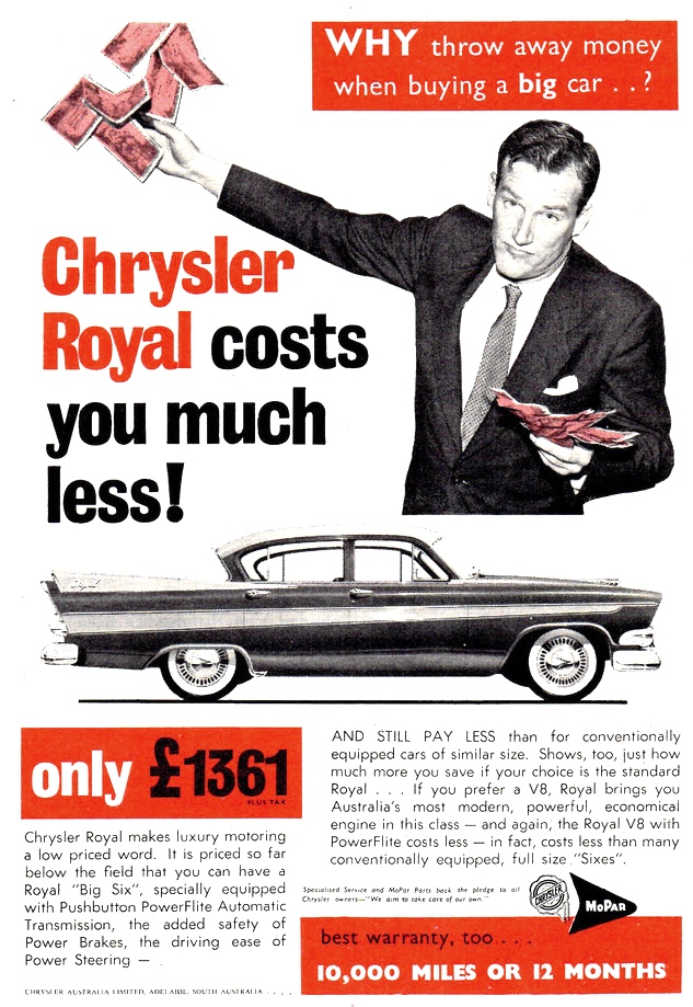 1959 AP2 Chrysler Royal Sedan Page 2